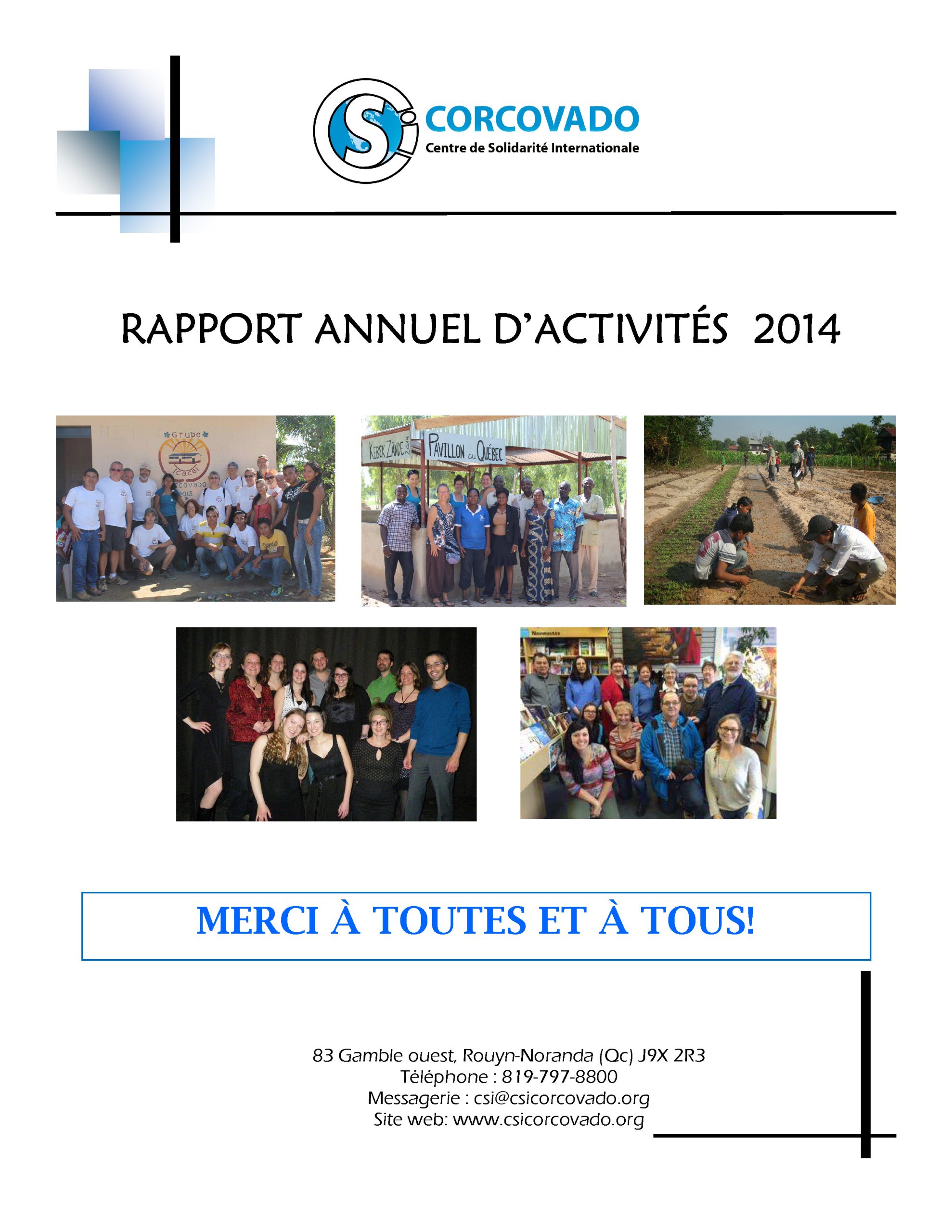 Rapport annuel 2014